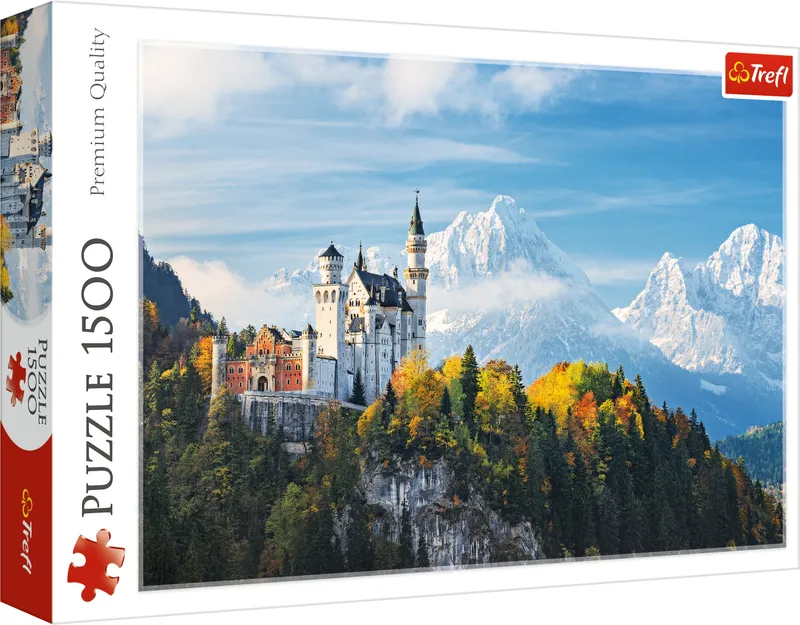 Alternativ bild 0 för Trefl Puzzle - Bavarian Alps (1500 pieces) Golv
