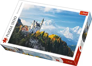 Produktfoto för Trefl Puzzle - Bavarian Alps (1500 pieces) Golv