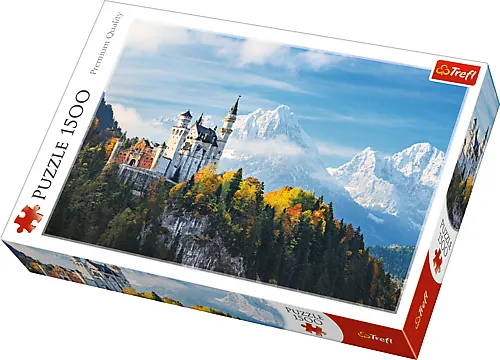 Alternativ bild 0 för Trefl Puzzle - Bavarian Alps (1500 pieces) Golv
