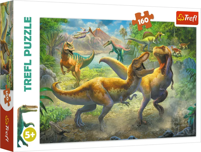 Alternativ bild 0 för Trefl Puzzle - Fighting Tyrannosaurs (160 pieces) Golv