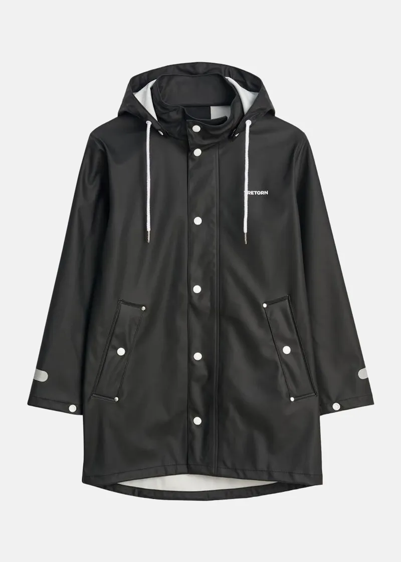 Bild 2 för Tretorn Wings Rain Jacket Kids Black