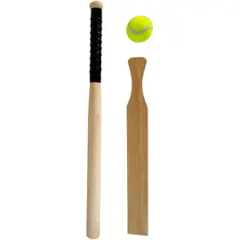 Produktfoto för TRG Basebollträ, cricketslagträ och boll