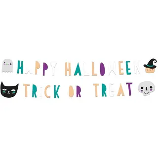 Produktfoto för Trick Or Treat Banderoll 150cm