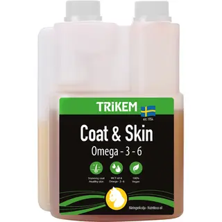 Produktfoto för TRiKEM Coat & Skin Pälsolja Katt 300 ml