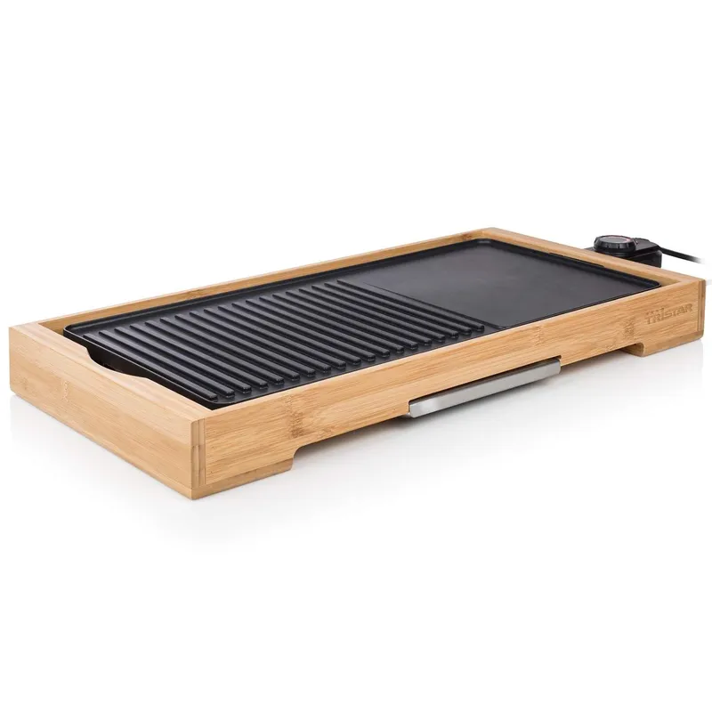 Bild 1 för Tristar BP-2641, 2200 W, Grill, Elektrisk, 510 x 254 mm, Bordsskiva, stekbord