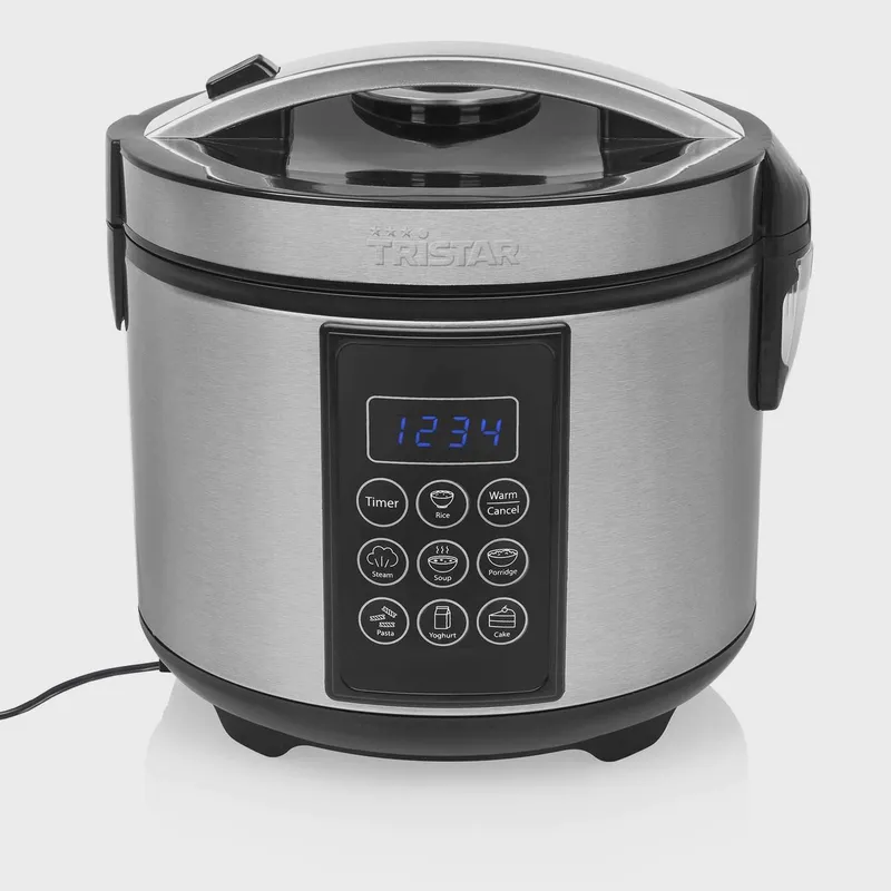 Bild 1 för Tristar Digital ris- och multikokare 500W 1,5L rostfritt stål