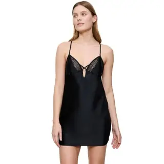 Produktfoto för Triumph A Weekend To Remember Spaghetti Nightdress Svart polyester 36 Dam