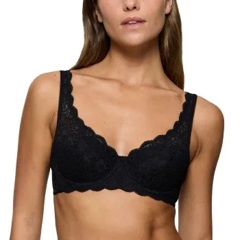 Alternativ bild 0 för Triumph BH Amourette Wired Bra With Lace Svart D 75 Dam