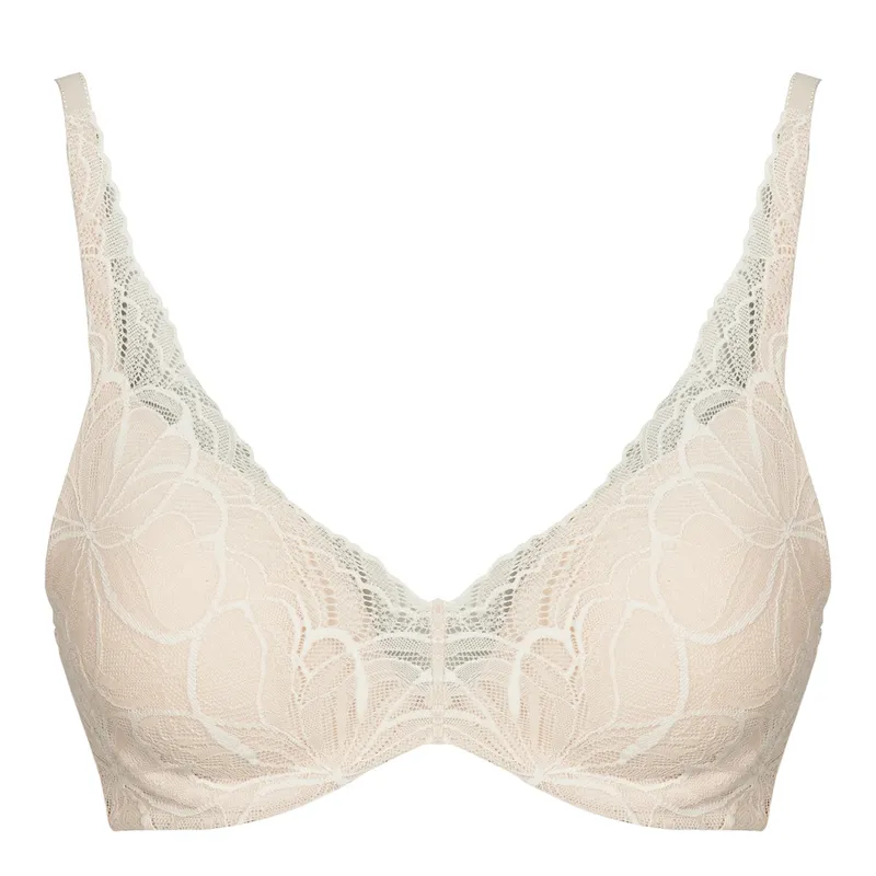 Bild 2 för Triumph BH Body Make-Up Illusion Lace WP Beige B 85 Dam