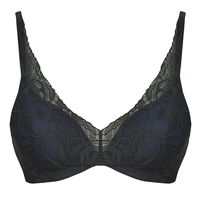 Bild 2 för Triumph BH Body Make-Up Illusion Lace WP Svart B 85 Dam
