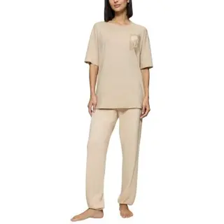 Produktfoto för Triumph Endless Comfort Long Sleeve Pyjama Creme 48 Dam