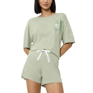 Produktfoto för Triumph Endless Comfort Short Sleeve Pyjama Ljusgrön 46 Dam