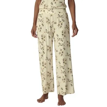 Alternativ bild 0 för Triumph Lounge Me Climate Control Cropped Pants Creme viskos 36 Dam
