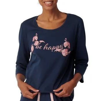 Alternativ bild 0 för Triumph Lounge Me Cotton Top Mörkblå bomull 36 Dam