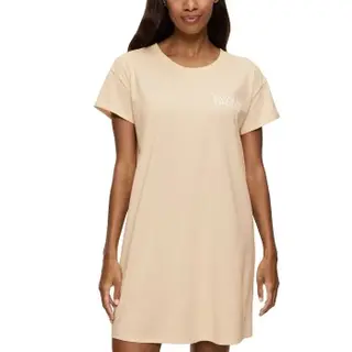 Produktfoto för Triumph Nightdress Short Sleeve Creme bomull 42 Dam