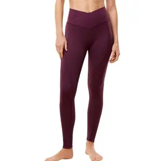 Produktfoto för Triumph Triaction Cardio RTW High-Rise Leggings Mörklila X-Small Dam