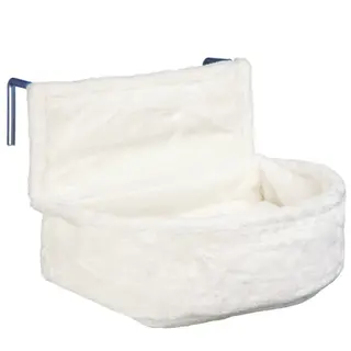 Produktfoto för Trixie 43140, Hanging bed for a radiator, plush, 45 × 13 × 33 cm, white