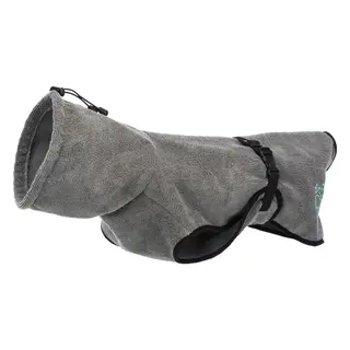 Produktfoto för Trixie Bathrobe for dogs terry cloth M: 50 cm grey