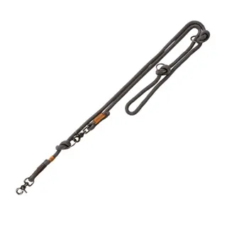 Produktfoto för Trixie BE NORDIC adjustable leash L-XL: 2.00 m/ø 13 mm dark grey/brown