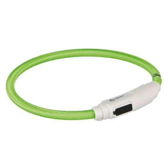 Alternativ bild 0 för Trixie Blixtljusring USB, XS-S: 35 cm/ø 7 mm, grön