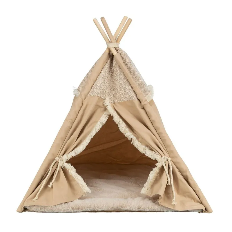 Bild 1 för Trixie Boho tipi, 55 × 65 × 55 cm, beige