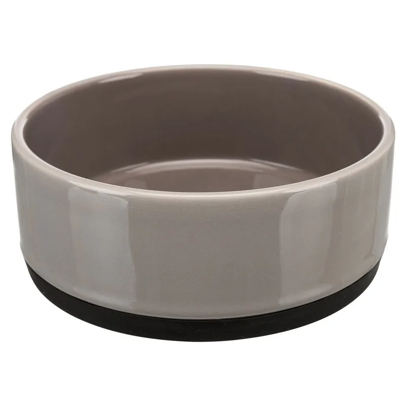 Bild 2 för Trixie Bowl rubber band ceramic 0.75 l/ø 16 cm grey