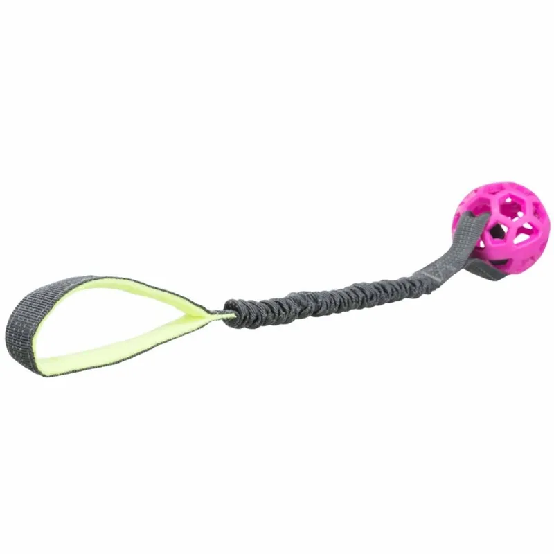 Bild 2 för Trixie Bungee Tugger med bold, ø 9/48 cm, ass. farver