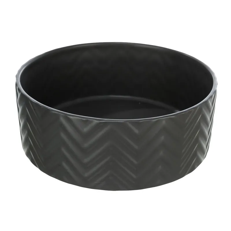 Bild 1 för Trixie Ceramic Bowl dog 0.9 l/ø 16 cm black