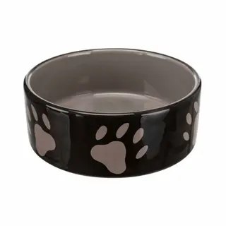 Produktfoto för Trixie Ceramic Bowl w/ paws 1.4 l/ø 20 cm
