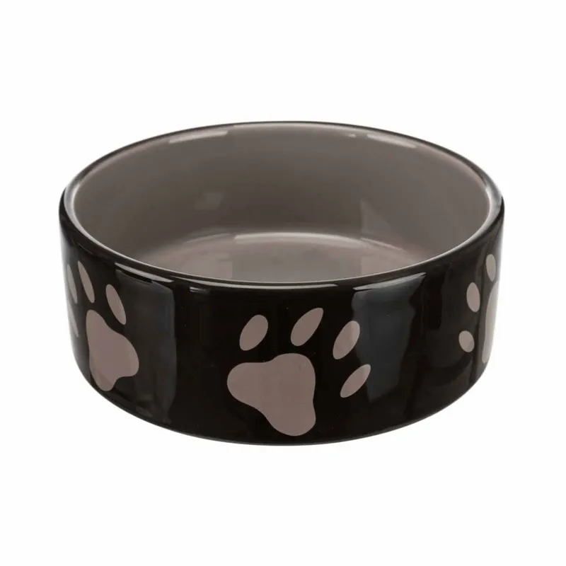 Alternativ bild 0 för Trixie Ceramic Bowl w/ paws 1.4 l/ø 20 cm