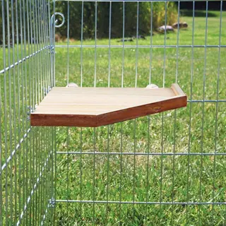 Produktfoto för Trixie Corner shelter/platform hamsters bark wood 17 × 17 cm