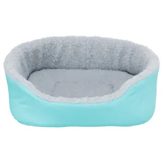Produktfoto för Trixie Cuddly bed dwarf rabbits 35 × 28 cm turquoise/grey