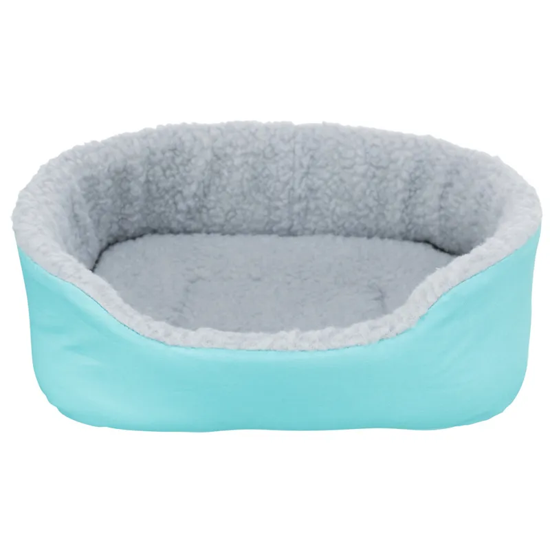 Alternativ bild 0 för Trixie Cuddly bed dwarf rabbits 35 × 28 cm turquoise/grey