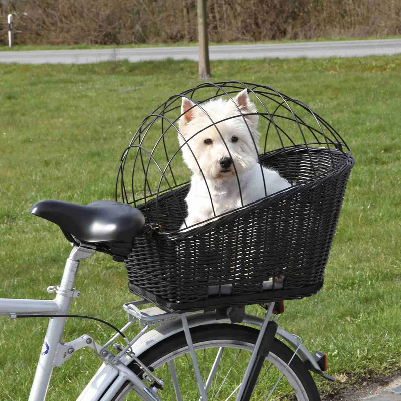 Bild 2 för Trixie Cykelkorg med galler för bagagehållare.Svart 35×49×55 cm max.8kg.
