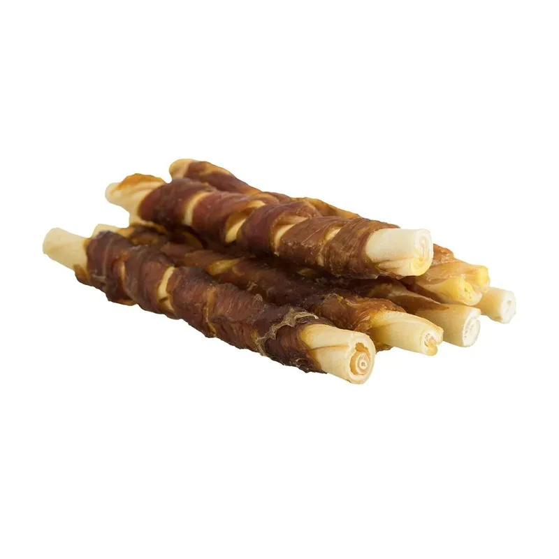 Alternativ bild 0 för Trixie Denta Fun Buffalo Chewing Rolls 12cm 5pcs 70g