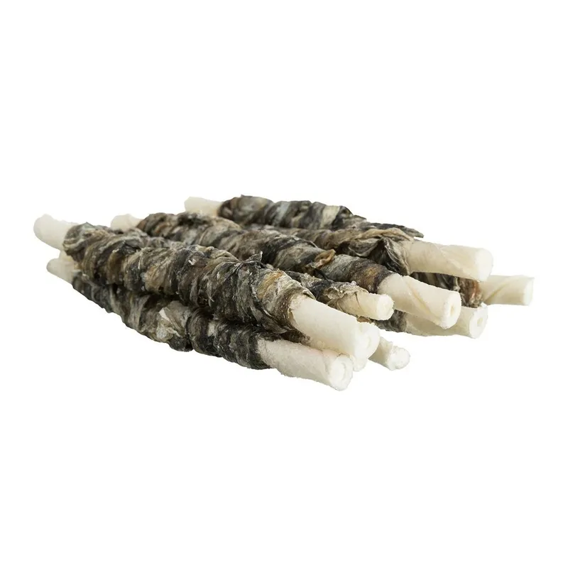 Bild 2 för Trixie Denta Fun Fish Chewing Rolls 12 cm 10 pcs./75 g
