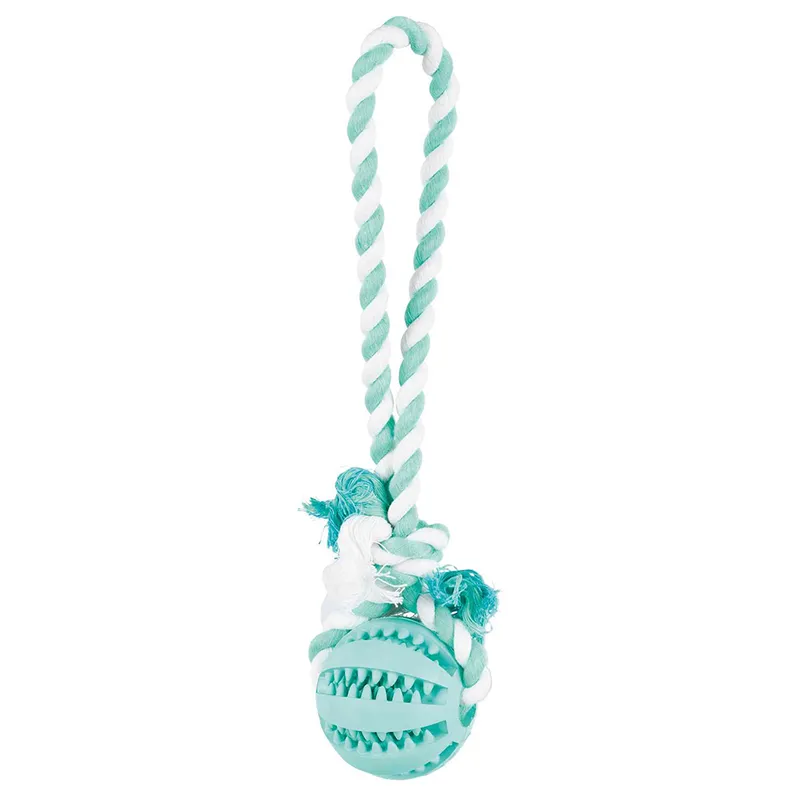 Alternativ bild 0 för Trixie Denta Fun Playing Rope with Ball ø 7/24 cm