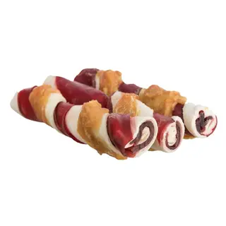 Produktfoto för Trixie DentaFun barbecue-tuggummi, kyckling, 12 cm, 3 st/105g - (6 st/ps)