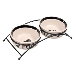 Produktfoto för Trixie Eat on Feet Hundbar (2 x 600 ml / ø 15 cm)