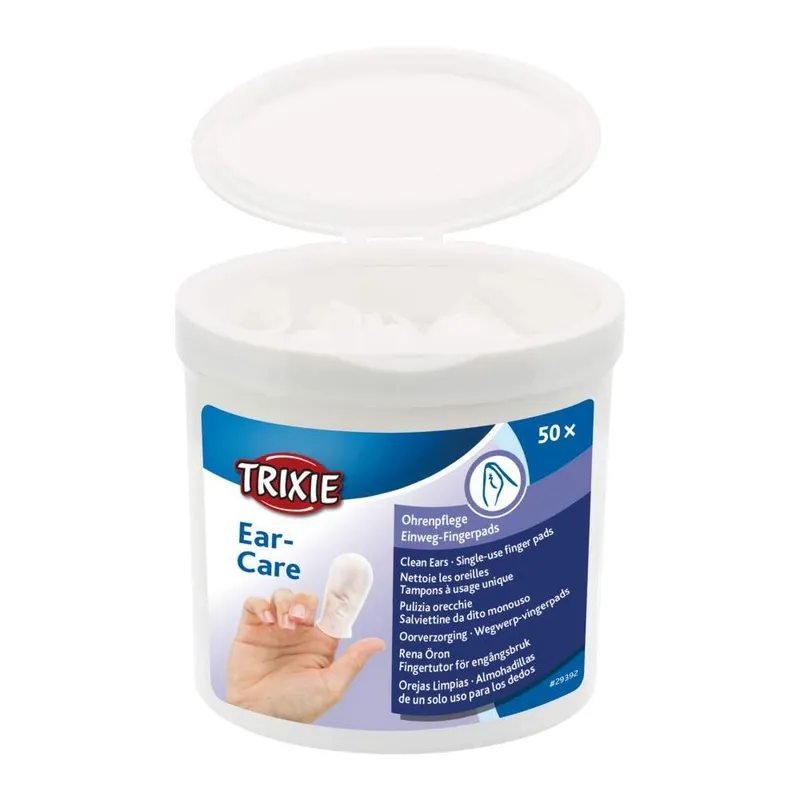 Bild 2 för Trixie Fingerpads för Öronrengöring med Aloe Vera 50-pack