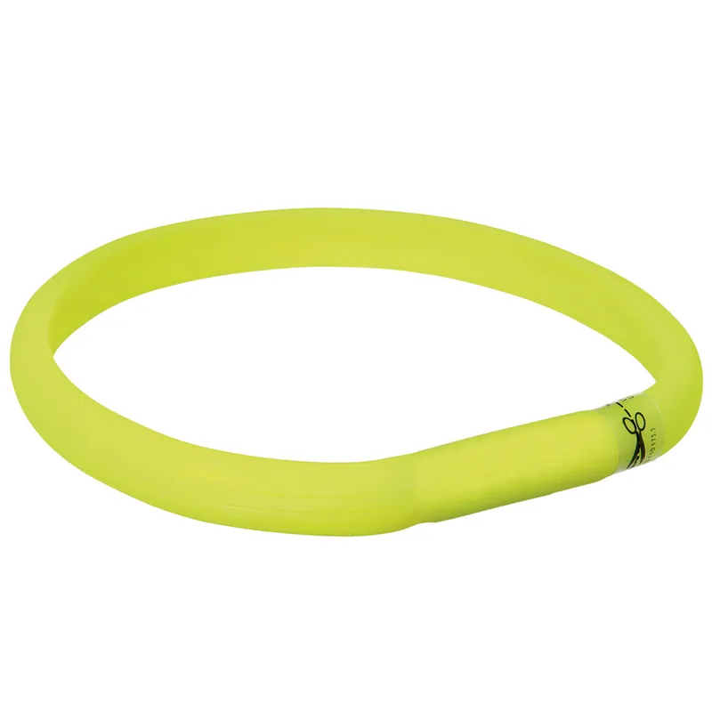 Alternativ bild 0 för Trixie Flash light Tape USB silicone M-L: 50 cm/18 mm green
