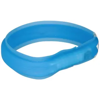 Produktfoto för Trixie Flash light Tape USB silicone M-L: 50 cm/30 mm blue