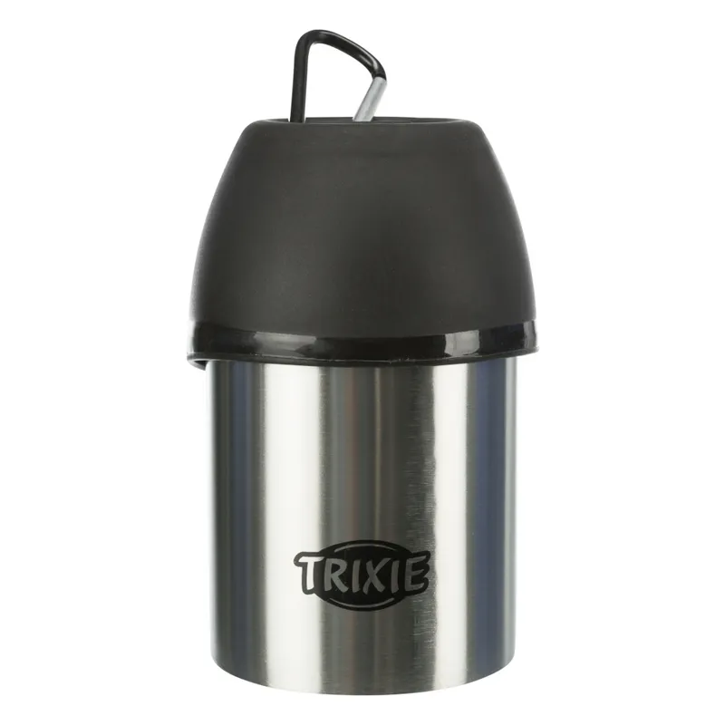 Alternativ bild 0 för Trixie Flaske med skål, 300 ml, ass. farver