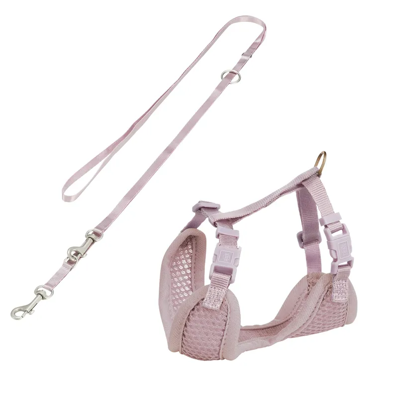 Alternativ bild 0 för Trixie Junior puppy soft harness with leash 26-34 cm/10 mm 2.00 m light lilac