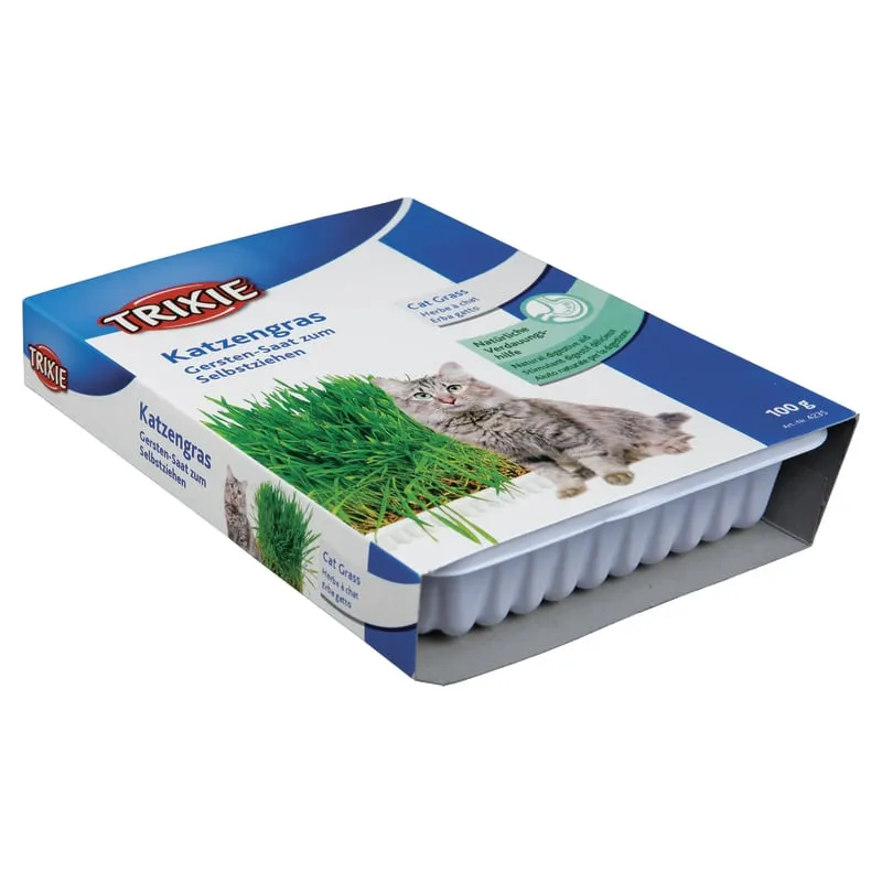 Bild 1 för Trixie Kattgräs med odlingslåda 100 g