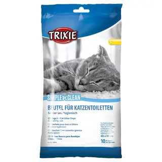 Produktfoto för Trixie Kattlådspåsar 10-pack 37 x 48 cm (L)