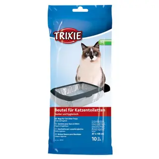 Produktfoto för Trixie Kattlådspåsar 10-pack 37 x 48 cm (M)