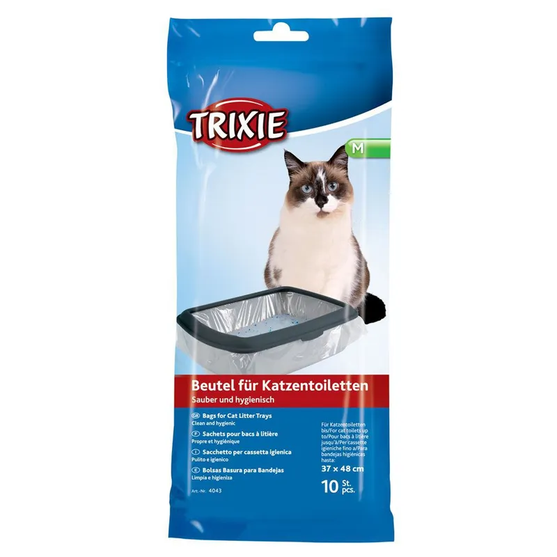 Alternativ bild 0 för Trixie Kattlådspåsar 10-pack 37 x 48 cm (M)