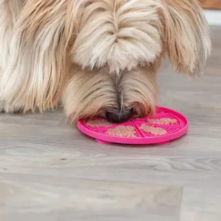 Produktfoto för Trixie Lick'n'Snack mat with suction pad, silicone, ø 18 cm, pink