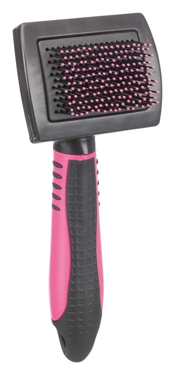 Alternativ bild 0 för Trixie Mjuk borste med extra mjuka plastborstar, katt, 7×16 cm